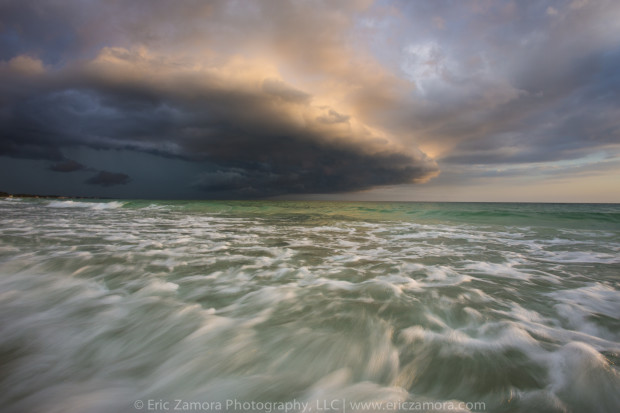 Storm. Anna Maria Island, Holmes Beach, Bradenton, Florida.